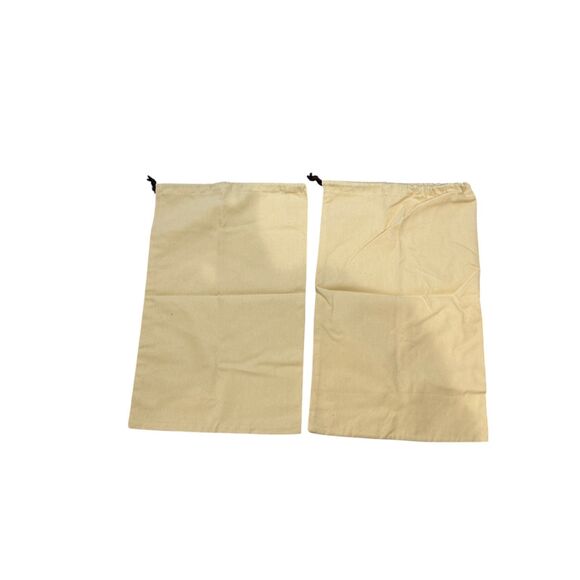 Louis Vuitton Drawstring Dust Bag Set of 2 Authentic 18x11 - Picture 2 of 3